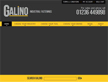 Tablet Screenshot of galino.com